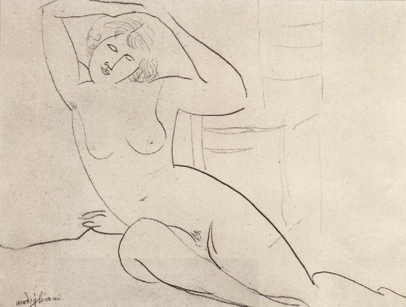 Amedeo Modigliani Seated Nude